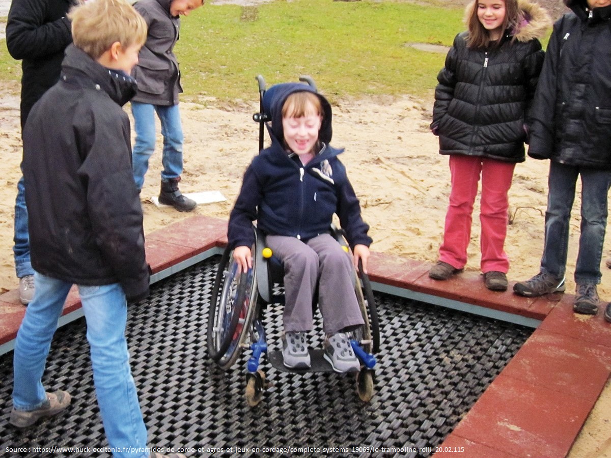 Image média: Un trampoline accessible à toutes et tous !