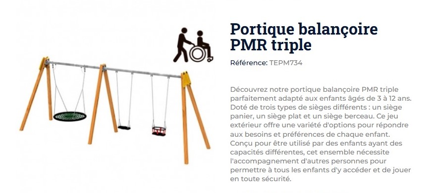 Image média: Une balançoire pour tous aux Tauzins