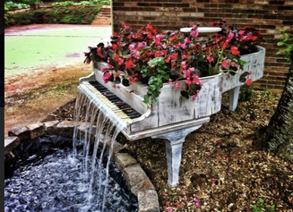 Une fontaine musicale 